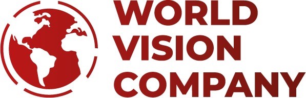 World Vision Huvitz Logo red and white